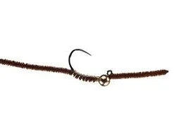 MFC Dirty Flies & Worms Jig San Juan Worm - Brown