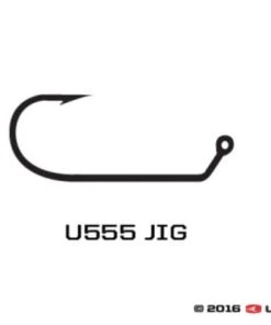 Umpqua U555 60 Deg. Jig Hook - 50 Pack Hooks & Shanks