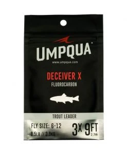 Umpqua Deceiver X Fluorocarbon Leader - 9' Tippet Leader & Accessories