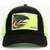 Fly Fish Food Green Trout Head Hat