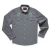 Howler Brothers Howler Bros. Gaucho Snapshirt - Dark And Stormy - Charocal Oxford Clothing & Logo Gear 1 Howler Brothers Howler Bros. Gaucho Snapshirt - Dark And Stormy - Charocal Oxford Clothing & Logo Gear