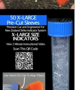 Alpine New Zealand Strike Indicator X-Large Pre-Cut Sleeves