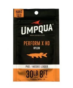 Umpqua Perform X Pike/Musky Leader With Tyger Wire