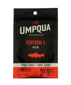 Umpqua Perform X Power Taper Leader 9' - 3 Pack Tippet Leader & Accessories