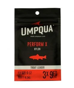 Tippet Leader & Accessories Umpqua Perform X Trout Leader 10' - 3 Pack